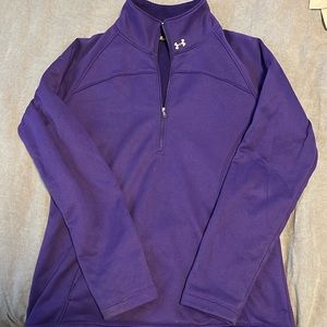 Gently used M under armour half zip pullover.